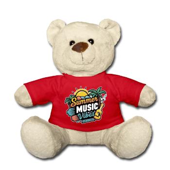 Summer Music - Sunshine Vacation - Teddy Bear - red - Front