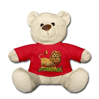 Lion - Nounours - rouge - Devant
