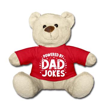 Propulsé par Dad Jokes - Nounours - rouge - Devant