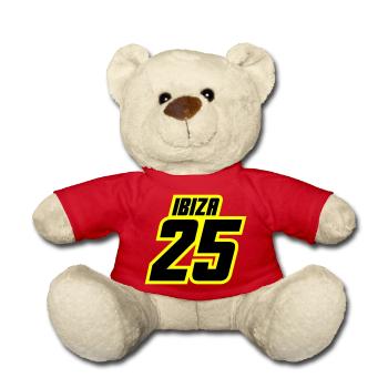 Ibiza 2025 Jersey - Teddy Bear - red - Front