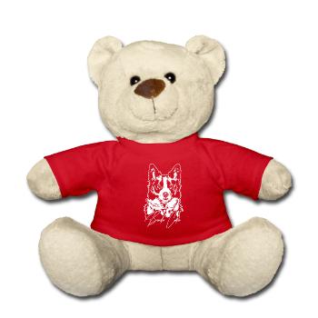BORDER COLLIE Portrait Chiens de troupeau Chiens Wilsigns - Nounours - rouge - Devant