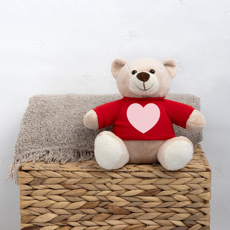 Coeur blanc Nounours