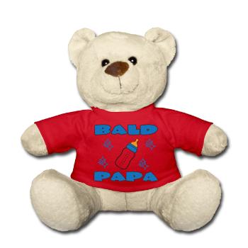 BALD PAPA - Nounours - rouge - Devant