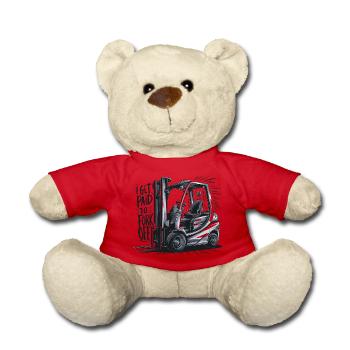 Je suis payé pour le forking ! - Nounours - rouge - Devant