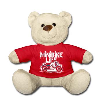 Passion pour les -motos - Nounours - rouge - Devant
