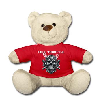 Vollgas - Full Throttle - Teddy Bear - red - Front