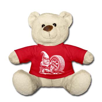 Car mechanic - Teddy Bear - red - Front