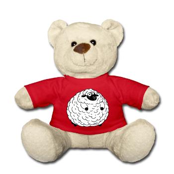 Dickes Schaf - Teddy - Rot - Vorne