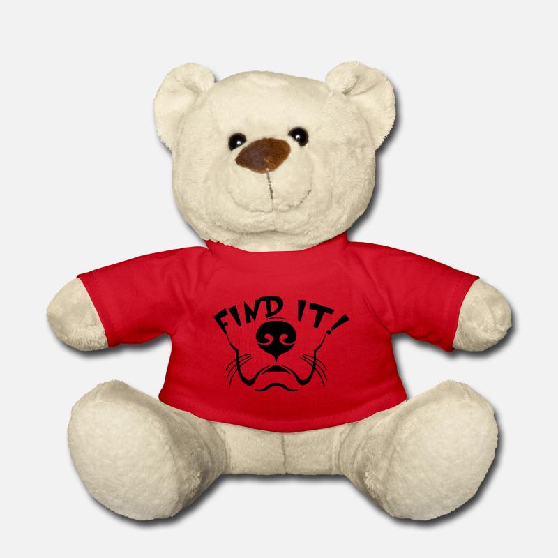 TShirt Aufdruck FIND IT - Teddy - Rot
