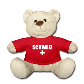 Suisse - Nounours - rouge - Devant