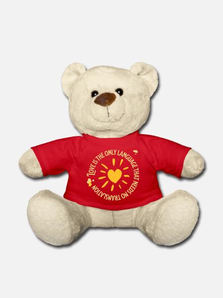 LOVE - Teddy - Rot
