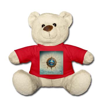 Symbole de l’œil égyptien qui voit tout - Nounours - rouge - Devant
