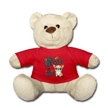 Mir reichts ich geh Painten - Grummel Chihuahua - Teddy - Rot - Vorne