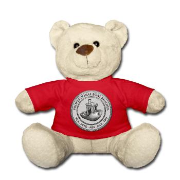 Constructeur professionnel de bateaux – Emblème d’impression 3D - Nounours - rouge - Devant
