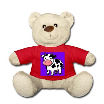 Kuh - Teddy - Rot - Vorne