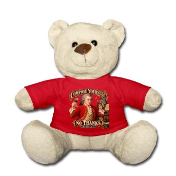 Lustiges Mozart-Geschenk – Sammeln Sie sich? Nein danke! - Teddy - Rot - Vorne