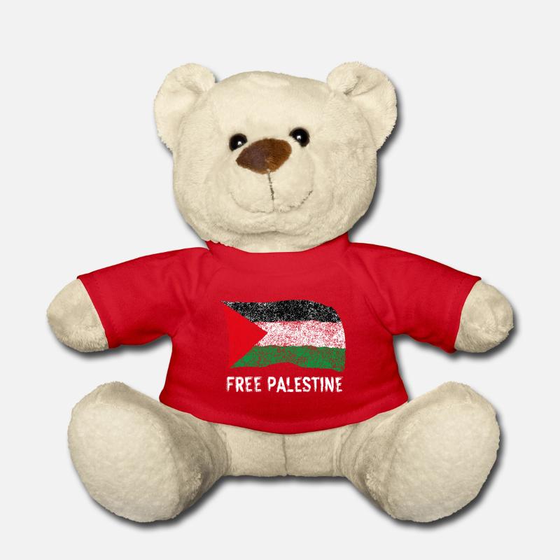 Freies Palästina - Teddy - Rot