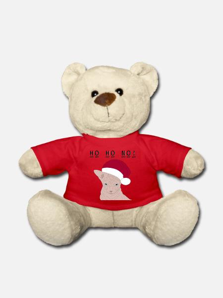Ho ho no! - Teddy Bear - red