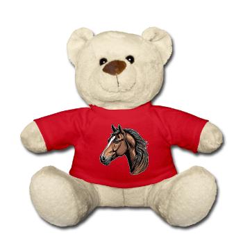 Porträt eines schönen Pferdes - Teddy - Rot - Vorne