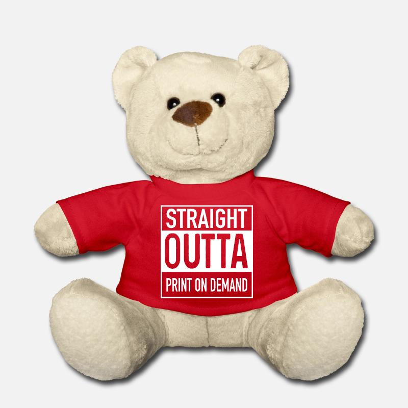 Droit OUTTA PRINT ON DEMAND - Nounours - rouge