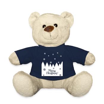 Festliche Grafik - Teddy - French Navy - Vorne