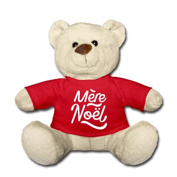 Mère Noël - Nounours - rouge - Devant