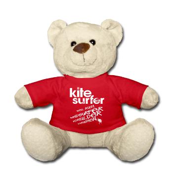 Kitesurfeur vs véliplanchiste - Nounours - rouge - Devant