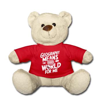 Die Welt durch Geografie verstehen - Teddy - Rot - Vorne