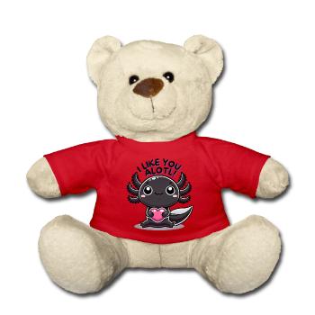 like you alotl - Teddy - Rot - Vorne