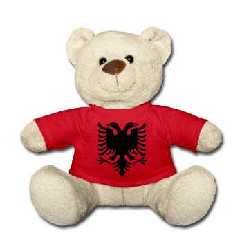 Albanie albanie - Nounours - rouge - Devant