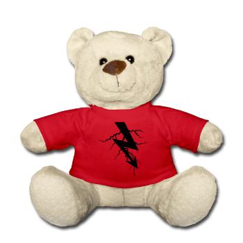 charge symbole électrique flash énergie puissance - Nounours - rouge - Devant
