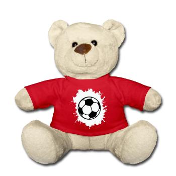 Soccer blobs - Teddy Bear - red - Front