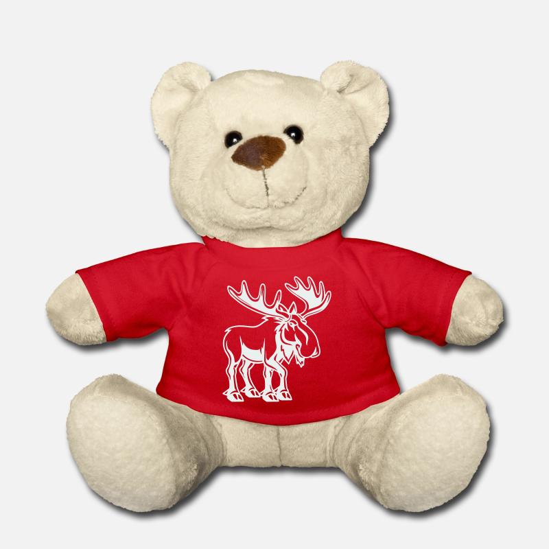 elch - Teddy - Rot