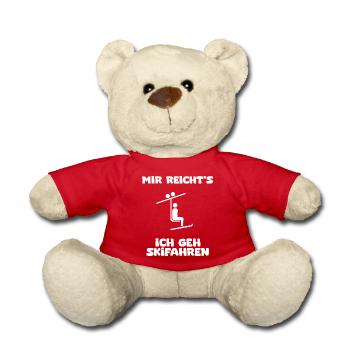 Mir reicht's ich geh skifahren - Teddy - Rot - Vorne
