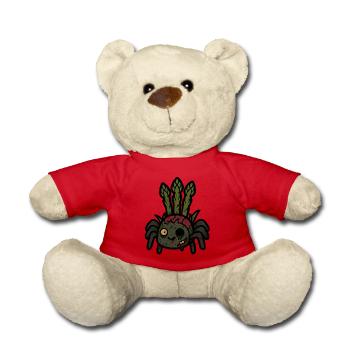 Zombie Spingel - Teddy Bear - red - Front