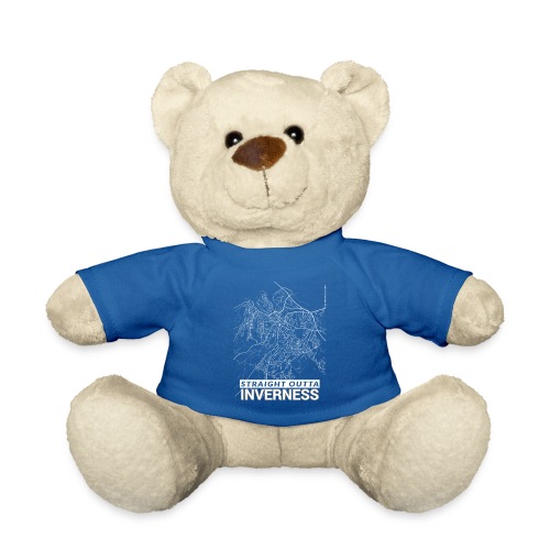 Straight Outta Inverness city map and streets - Teddy Bear