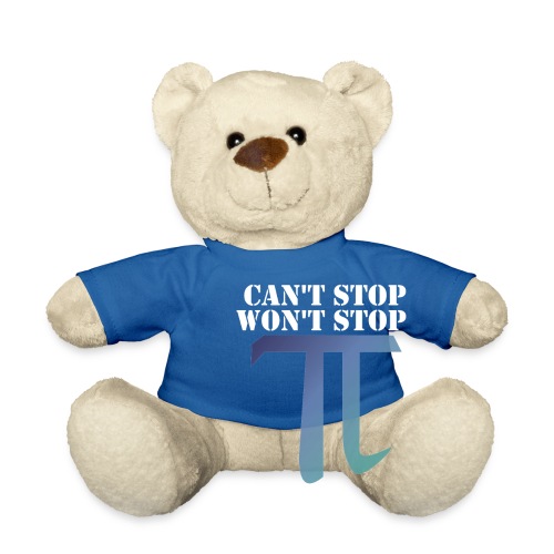 Pi Day Cant Stop Wont Stop Shirt Dunkel - Teddy