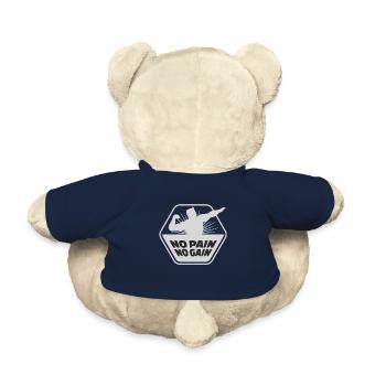Pas de douleur, pas de gain - Fitness Gym - Nounours - bleu marine - Dos