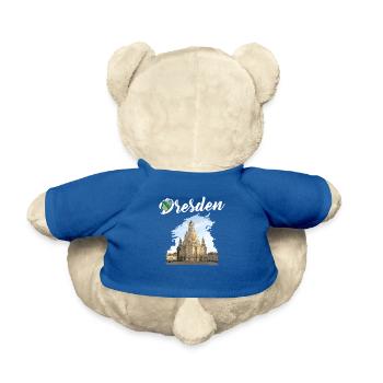 Stadt Dresden - Frauenkirche - Limited Edition - Teddy - Königsblau - Hinten