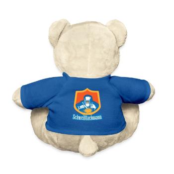 Spécialiste en soudage - Soudeur professionnel - Nounours - bleu roi - Dos