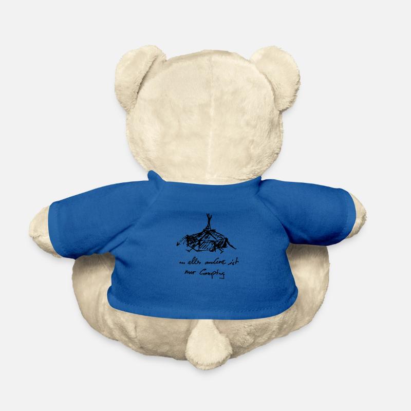 House car loo - Teddy Bear - royal blue