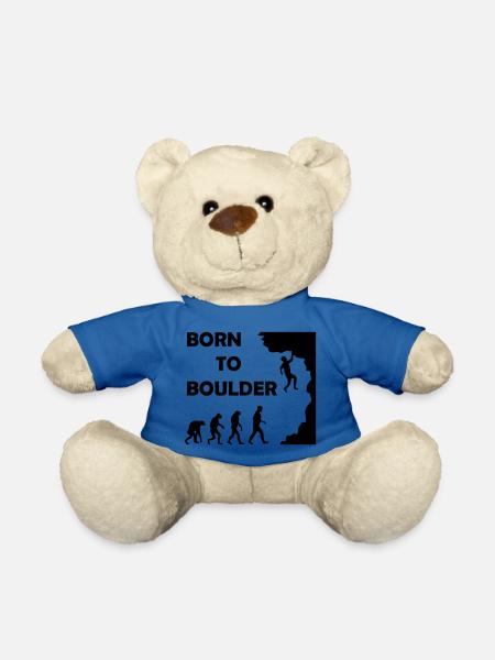 Born to Boulder - Teddy - Königsblau