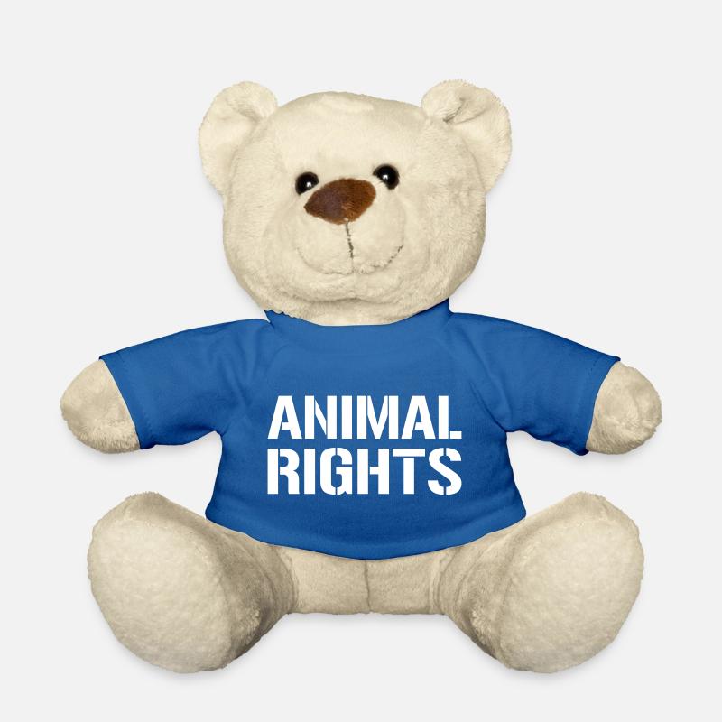 DROITS DES ANIMAUX - Nounours - bleu roi