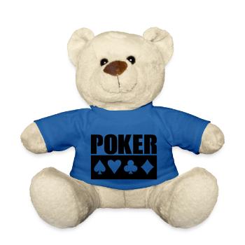 Poker - Teddy - Königsblau - Vorne