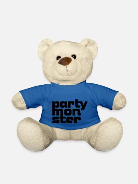 Partymonster-Font No. 1 - Teddy - Königsblau