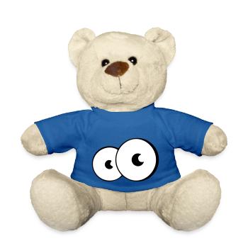 Augen - Teddy - Königsblau - Vorne