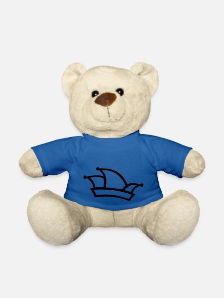 Karneval - Teddy - Königsblau