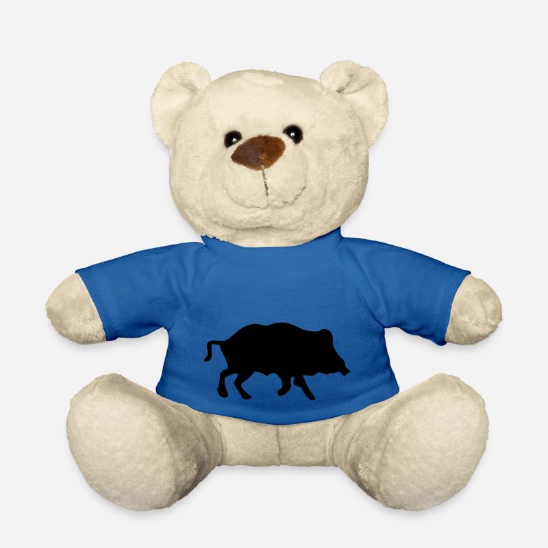 boar - Teddy Bear - royal blue