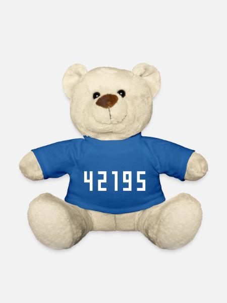 Marathon 42195 mètres - Nounours - bleu roi