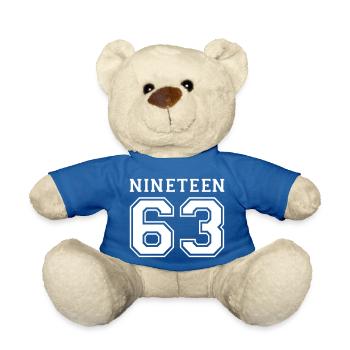 1963 - Teddy Bear - royal blue - Front